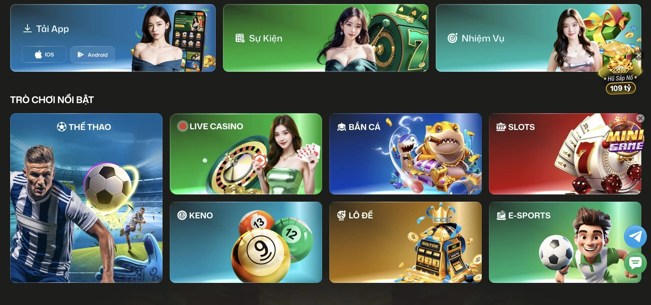Chơi Casino Vic88 - trải nghiệm game đổi thưởng hấp dẫn tại Việt Nam