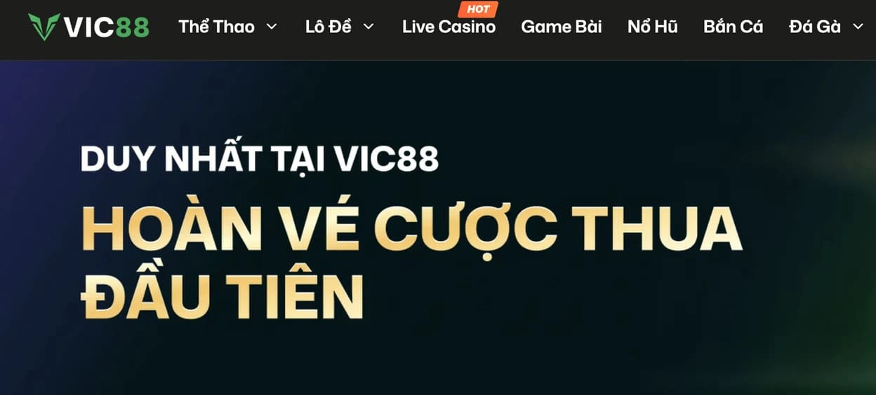 Vic88 Casino Việt Nam - cổng game xóc đĩa và cá cược trực tuyến uy tín