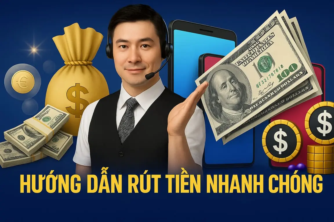 Rút tiền Xóc Đĩa qua ngân hàng, ví điện tử với hạn mức rõ ràng, phí minh bạch và thao tác đơn giản.